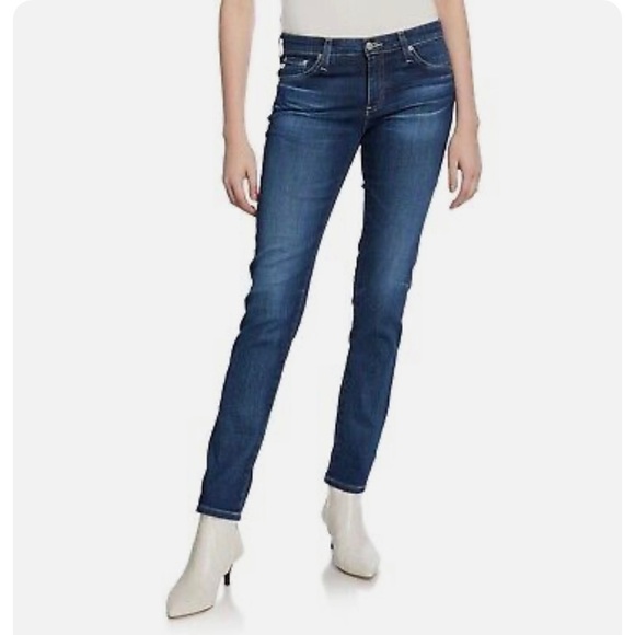 AG Adriano Goldschmied The Stilt Cigarette Leg Ankle Jeans Size 25 - Picture 1 of 10